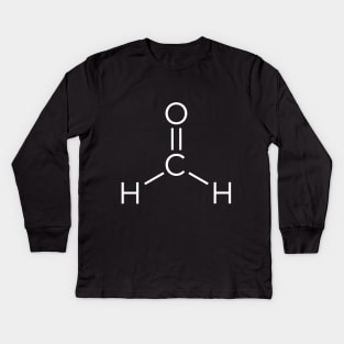 Formaldehyde Molecular Structure Kids Long Sleeve T-Shirt